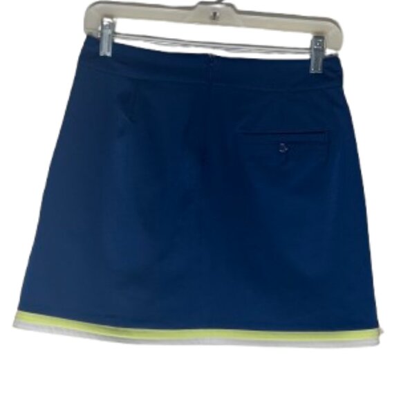 NWT Lady Hagen Blue Yellow White Golf Skort Size 2 - Picture 2 of 7